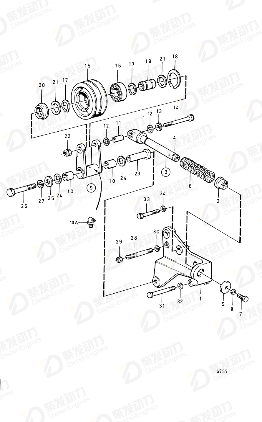 VOLVO Hexagon screw 962914 Drawing